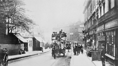 View of Church Street, Kensington, c.1906 by English Photographer